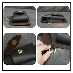 Icone™ BeltPouch: Multifunctioneel Leren Vintage Stijl Riem Buidel
