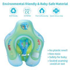 Kletshuts™ BabyFloat: Baby Zwembaddrijver Met Ingebouwde Zonnescherm