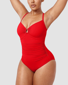 Icone™ ShapingSwimsuit: Elegant Kruisbandjes Op De Rug Vormend Zwempak