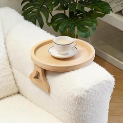 UltiFurni® CouchTable - Opvouwbare Ruimtebesparende Sofa Armleuning Bijzet Bank Tafel