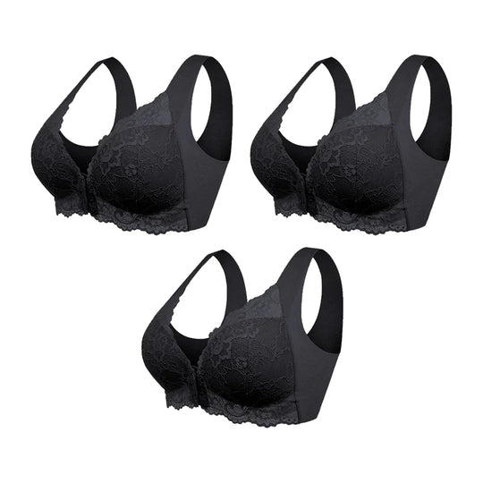 Icone™ WirelessBra: Dames Naadloos Vooraan Sluiting Kant Vormend Draadloos BH