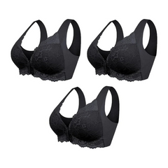 Icone™ WirelessBra: Dames Naadloos Vooraan Sluiting Kant Vormend Draadloos BH