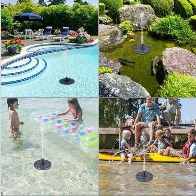 SolarFountain - Buitenzonwaterpomp Drijvende Tuinfontein