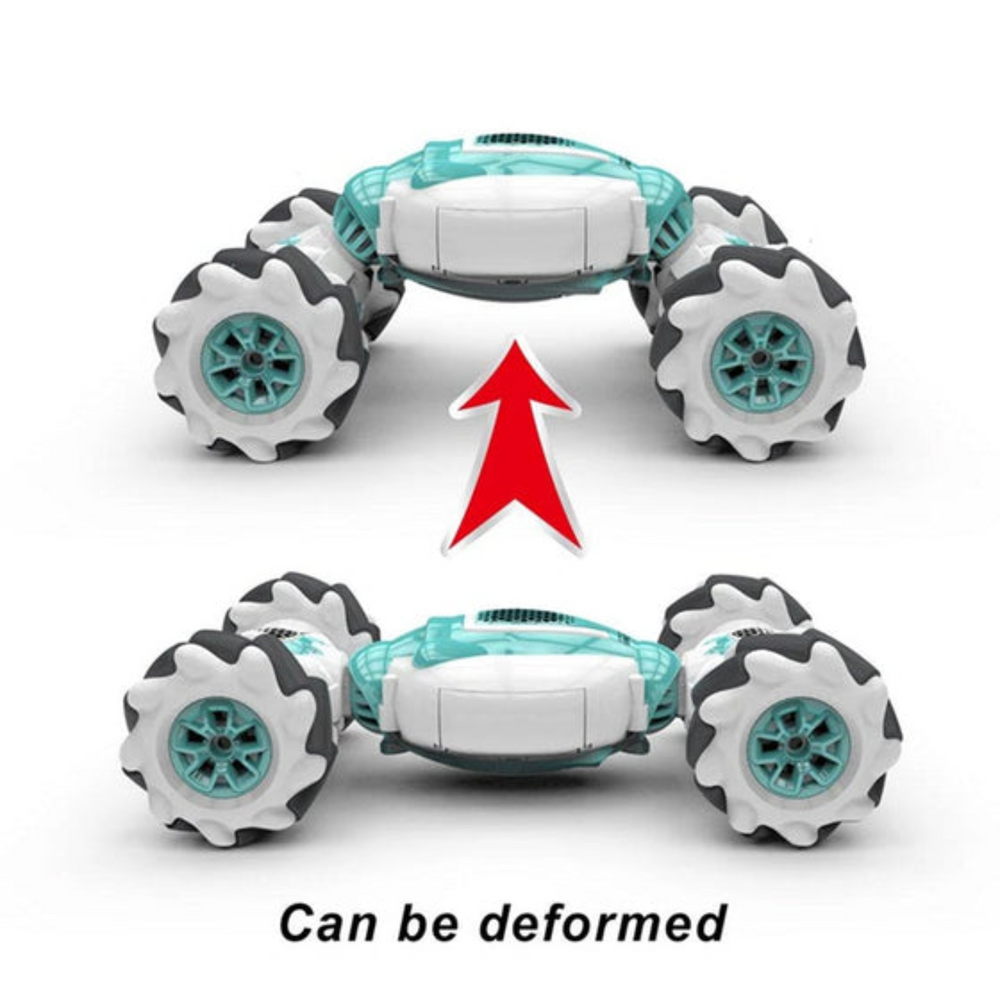 Kletshuts™ SpinningCar: 4WD Terrein-Bestendige Dubbele Controle Modus Stunt Draaiende Auto