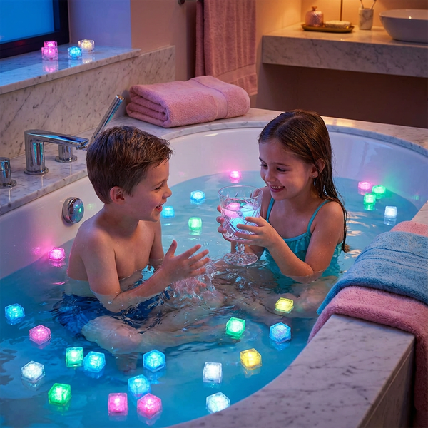 Ledsen™ CubeLights: Waterdicht Veelkleurig Knipperend Gloeiend Kubus Lichten