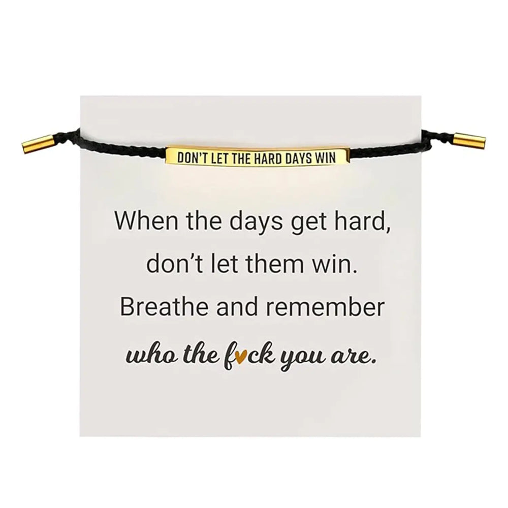 Jewelance™ TubeBracelet 1+1 GRATIS: Motiverend Bericht Vlechtbare Verstelbare Tube Armband