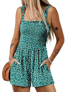 Icone™ SummerRomper: Dames Mouwloze Vierkante HalsZomerromper