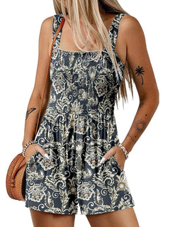 Icone™ SummerRomper: Dames Mouwloze Vierkante HalsZomerromper