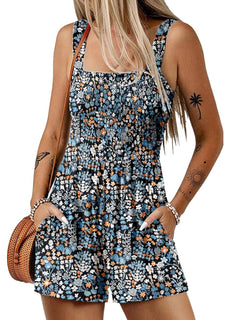 Icone™ SummerRomper: Dames Mouwloze Vierkante HalsZomerromper