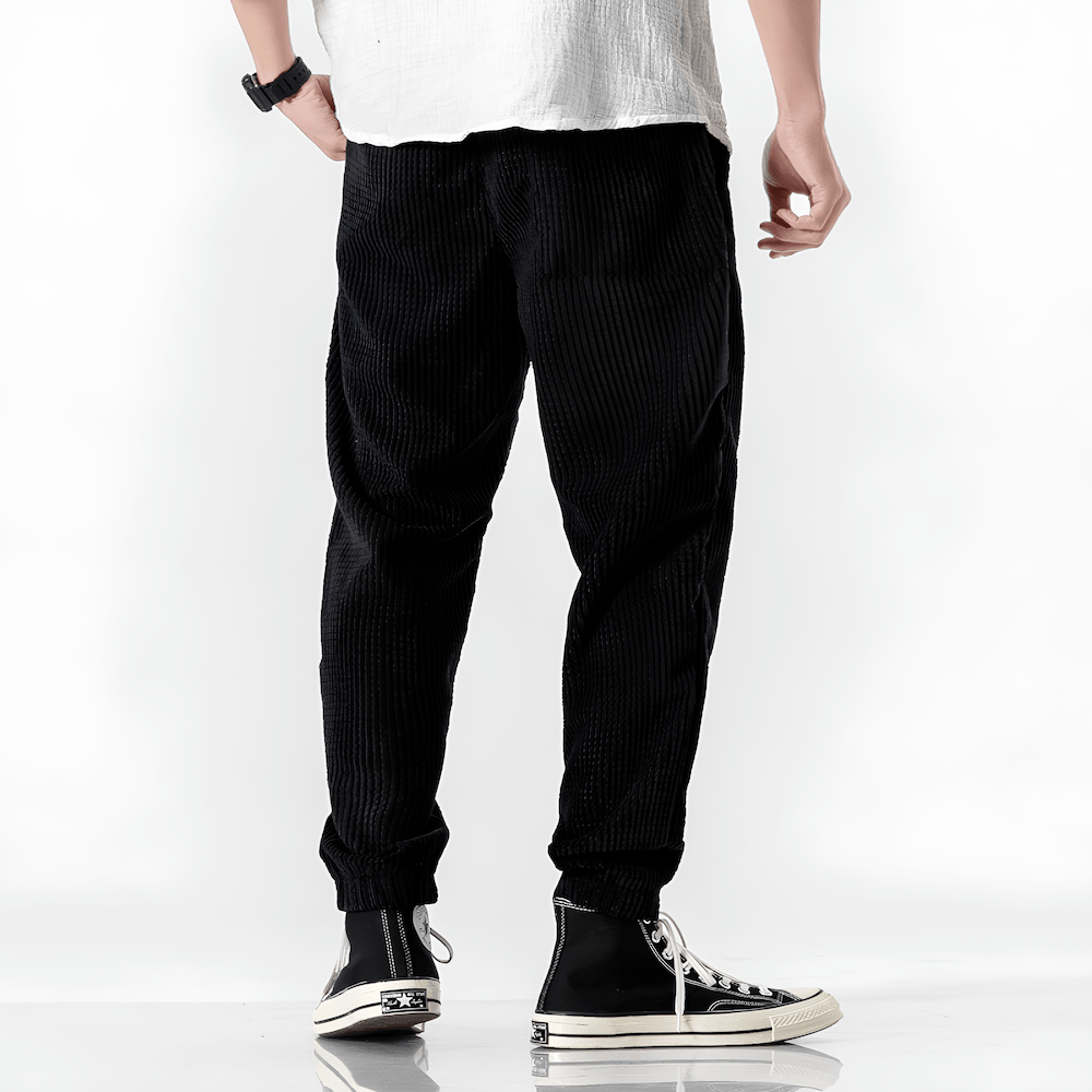 Icone™ StreetPants: Relaxte Pasvorm Corduroy Comfortabele Broek In Streetwearstijl
