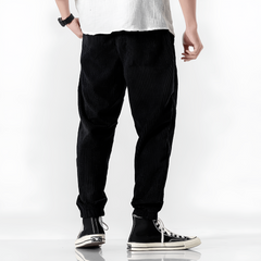 Icone™ StreetPants: Relaxte Pasvorm Corduroy Comfortabele Broek In Streetwearstijl