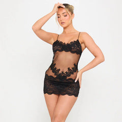 Icone™ LingerieSet 1+1 GRATIS - Geëmbroide Doorzichtige Kant Elegantie Lingerie Set