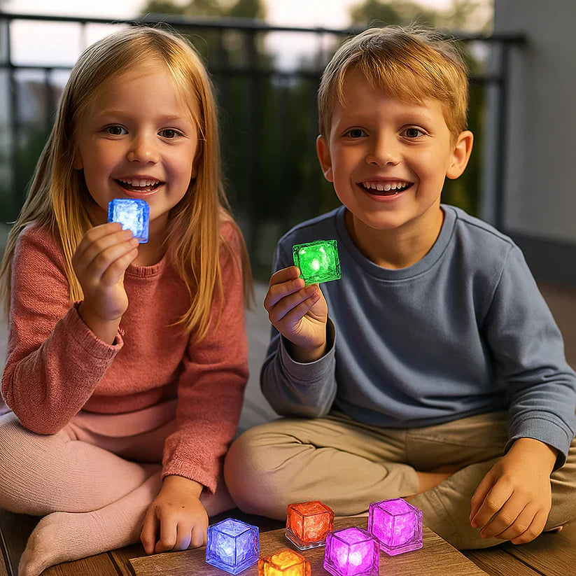 Ledsen™ CubeLights: Waterdicht Veelkleurig Knipperend Gloeiend Kubus Lichten