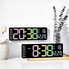 Globetrek° DigitalClock: Groot LED-Scherm Display Digitale Klok