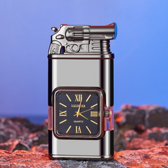WatchLighter: Vintage Geïnspireerd Multifunctioneel Dubbel Vlam Horloge Aansteker