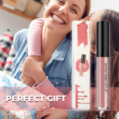 GlamGloss 6+6 GRATIS: Langdurige Romige Hydraterende Glam Gloss Vloeibare Lippenstift