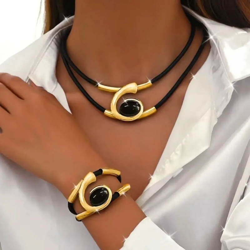 Jewelance™ SpiralNecklace 1+1 GRATIS: Vintage Boheemse Spiraal Ketting En Armband