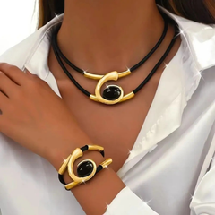 Jewelance™ SpiralNecklace 1+1 GRATIS: Vintage Boheemse Spiraal Ketting En Armband