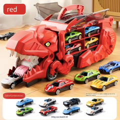 Kletshuts™ DinoPlayset: Dino Slikken Voertuig Spoor Auto Kinderen Spelen Set