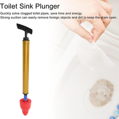 Globetrek° ToiletPlunger: Hoge Druk Toiletontstopper Afvoer Verstopper Verwijderaar