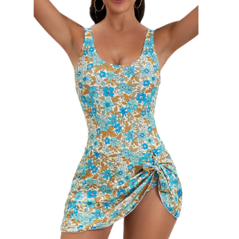 Icone™ SkirtedSwimsuit - Stijlvol Comfortabel Rokbadpak Buikcontrole