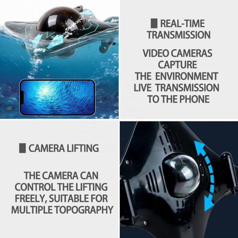 SeaDrone - App Gecontroleerde Real-Time Onderwater Drone Camera