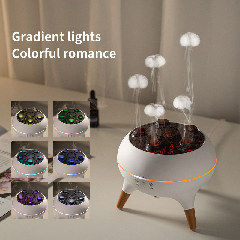 Globetrek° JellyfishHumidifier: Jellyfish Mist Luchtbevochtiger Aromatherapie Diffuser
