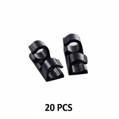 GlideHold® WireClamps 1+1 GRATIS: Zelfklevende Eenvoudige Kabelorganisatie Draadklemmen