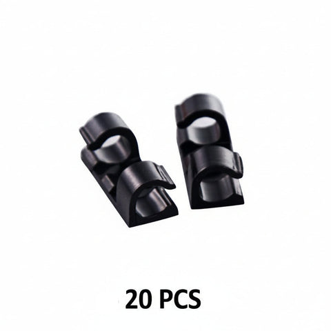 GlideHold® WireClamps 1+1 GRATIS: Zelfklevende Eenvoudige Kabelorganisatie Draadklemmen