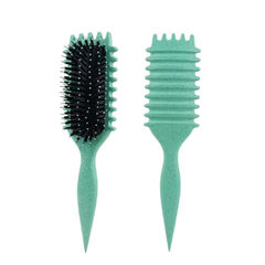 Rose® CurlBrush 1+1 GRATIS: Anti-Frizz Borstelharen Haarstyling Krulborstel