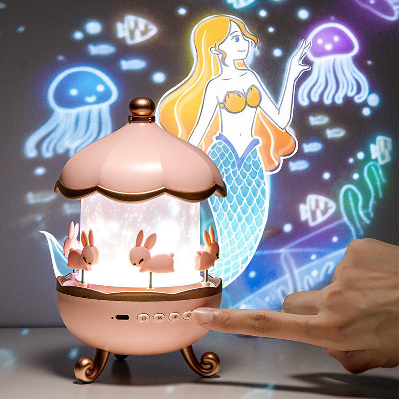Ledsen™ BunnyProjector: Multi Film Licht Bunny Ontwerp Kleurrijke Projector