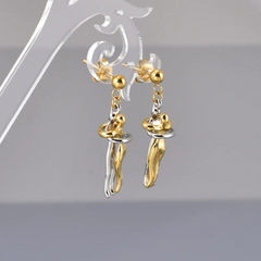Jewelance™ LoversEarrings 1+1 GRATIS: Elegant Liefdesverwanten Omhelzing Ontwerp Mode Oorbellen