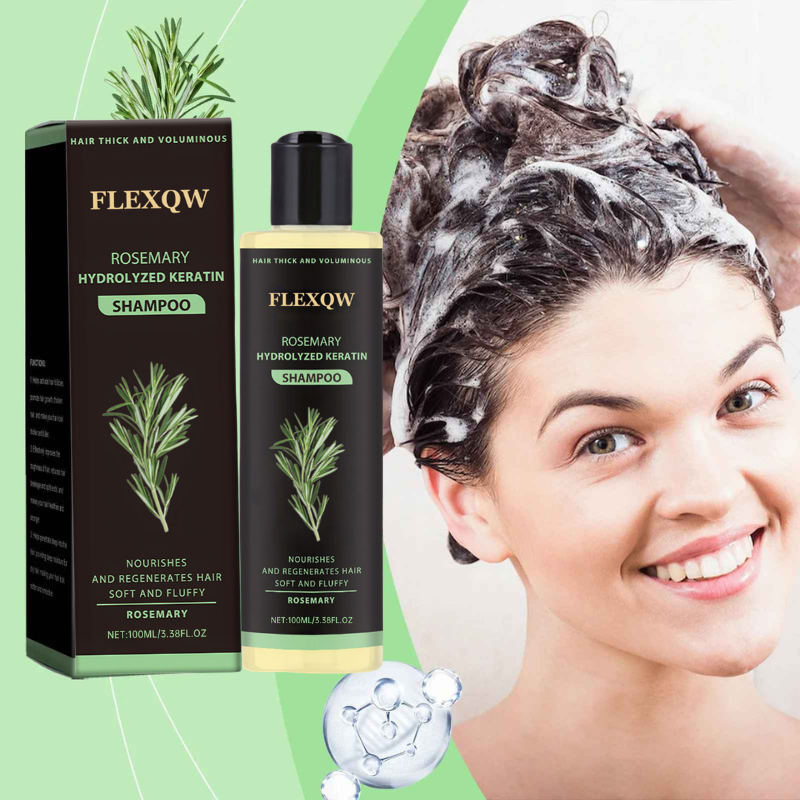 Rose® GlowShampoo 1+1 GRATIS: Natuurlijk Keratine Herstel Diepe Hydratatie En Stralende Glans Glow Shampoo