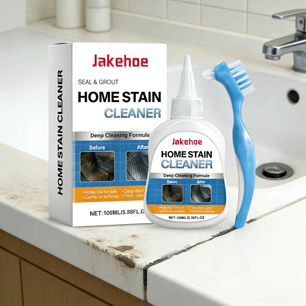 Cleaner Pro° StainSolution 1+1 GRATIS: Zwaar-Plicht Multi-Oppervlak Vlekkenoplossing Met Schrobborstel