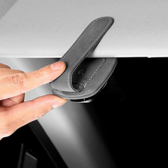 EyewearClip™ 1+1 GRATIS - Premium Beveiligd Suède Zon Zonneklep Brillen Clip