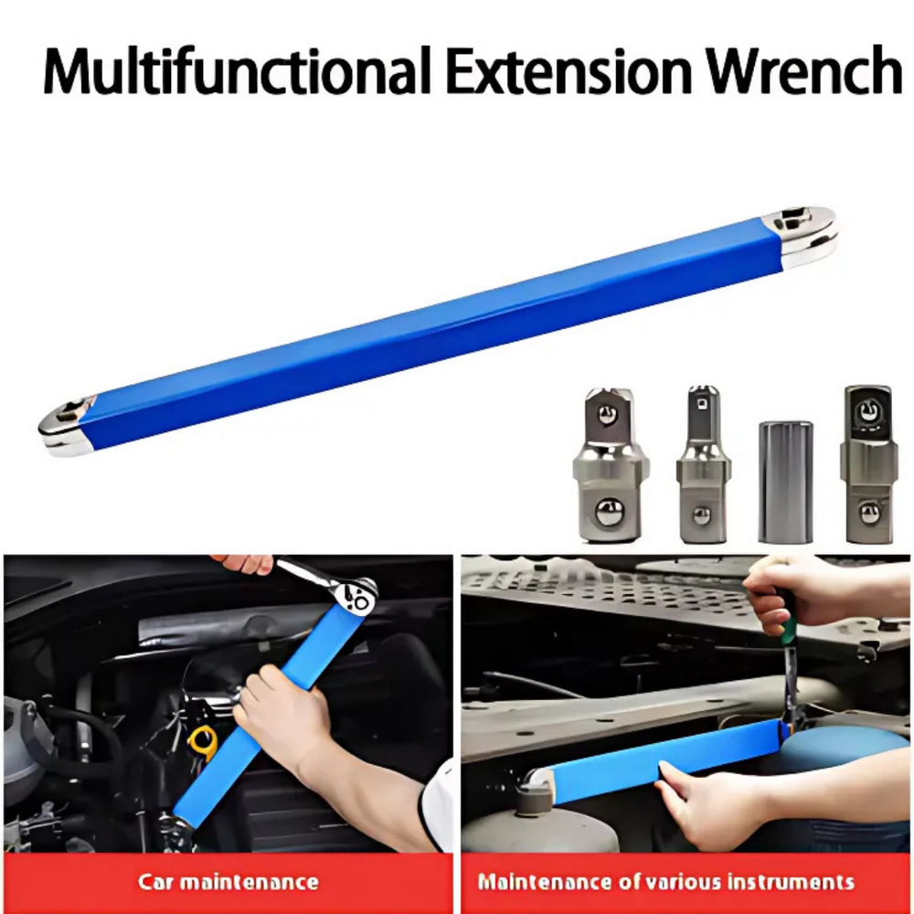 ExtensionWrench: Dubbele Kop Ontwerp Offset Verlengingssleutel Reparatiegereedschap
