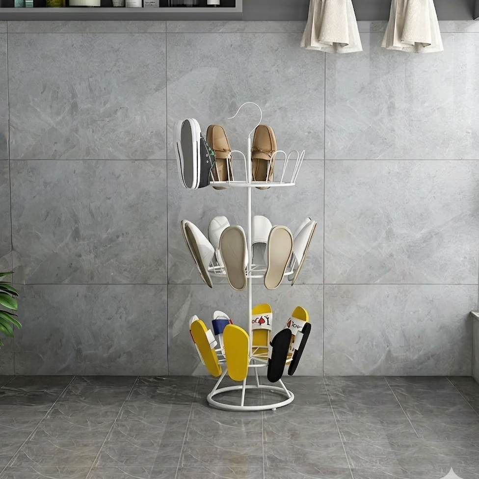 Globetrek° ShoeOrganizer: Stapelbare Verticale Ruimtebesparende Schoenenorganizer Standaard