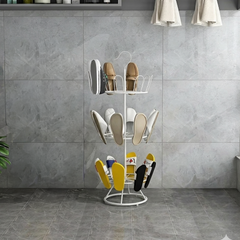 Globetrek° ShoeOrganizer: Stapelbare Verticale Ruimtebesparende Schoenenorganizer Standaard