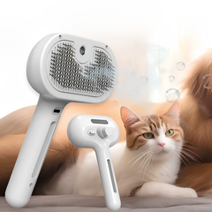 DogCatFri™ PetSteamer: 2-In-1 Spuit Verzorgingsborstel Stoomboot Huisdieren