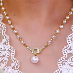 Jewelance™ PearlNecklace 1+1 GRATIS: Vrouwen Elegante Parel Kraal Ketting