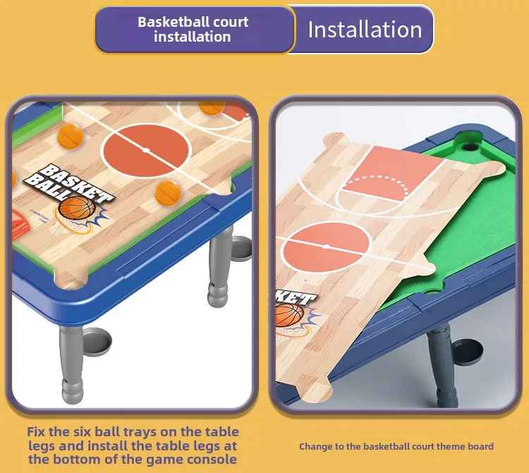 Kletshuts™ MiniArena: Ultieme 6-In-1 Draagbare Mini Arena Entertainment Tafel