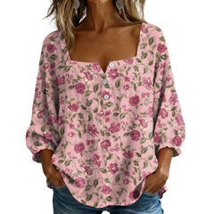 Icone™ SquareTop - Elegante Vierkante Halslijn Toevallig Top