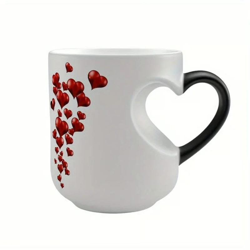 Globetrek° HeartMug: Kleurveranderende Keramische Thermochromische Hartmok
