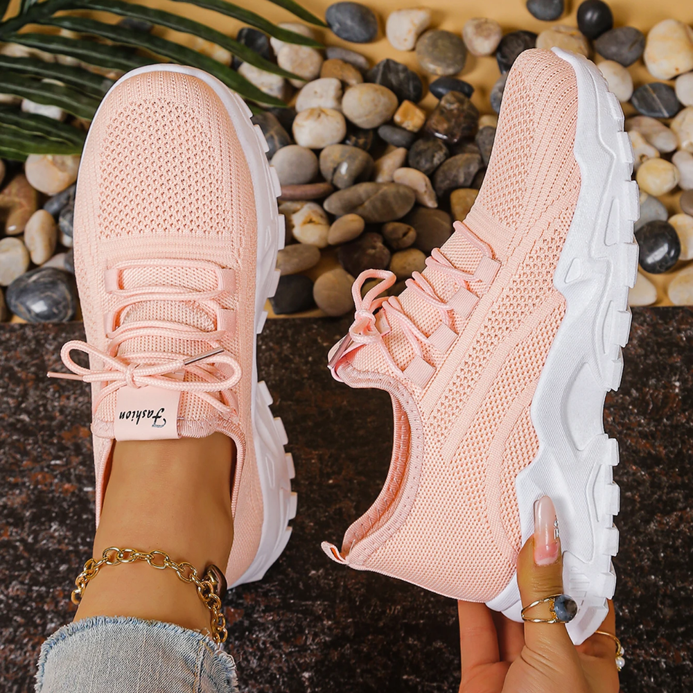 Happy™ BreathableSneakers: Dames Mesh Sport Ademend Sneakers