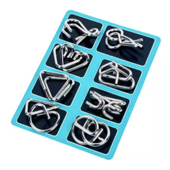 Kletshuts™ MetalPuzzles: Kinderen Hersenkrakers Metalen Puzzel Set