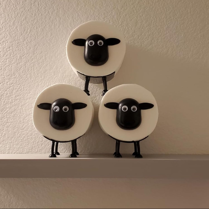 GlideHold® TissueHolder 1+1 GRATIS: Stijlvolle Badkamer Decoratieve Schapen Tissuehouder