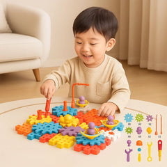 Kletshuts™ GearPuzzle: Geweldig Interactief 3D Uitrusting Puzzel Spel Set