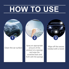 Cleaner Pro° ScratchRemover 1+1 GRATIS:Snelle Reparatie Autokrassenverwijderaar Spray
