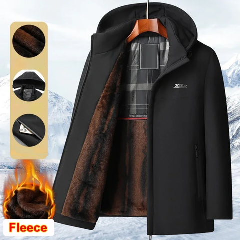 Icone™ CozyJacket: Stijlvolle Knus Gewatteerd Vlies Warm Jasje