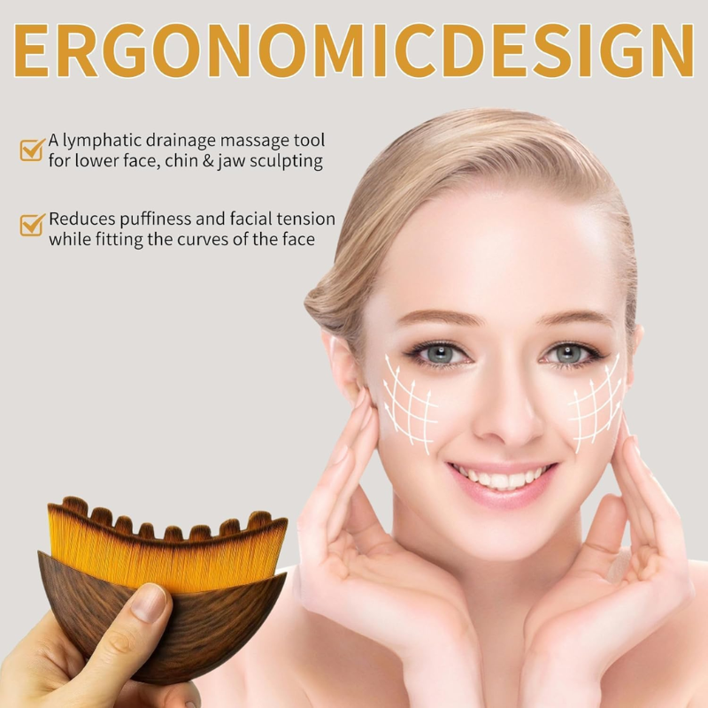 ContourBrush 1+1 GRATIS: Eenvoudige Grip Gezichts  Beeldhouwen En Massage Contourborstel